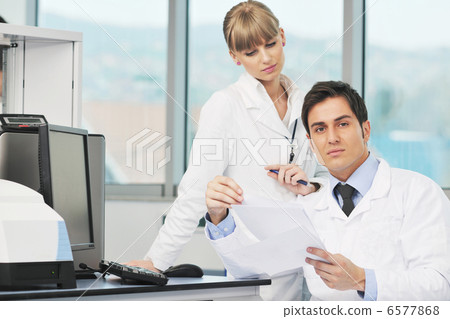 science people in bright lab science people in bright lab 6577868