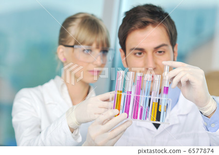 science people in bright lab science people in bright lab 6577874