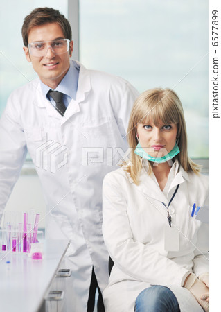 science people in bright lab science people in bright lab 6577899