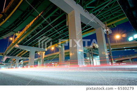 Light trace of car 6580279