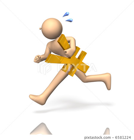 3D rendered image depicting a busy businessman with policies 6581224