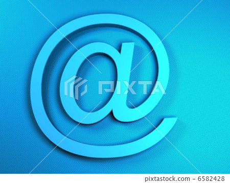 E-mail blue sighn - Stock Illustration [6582428] - PIXTA