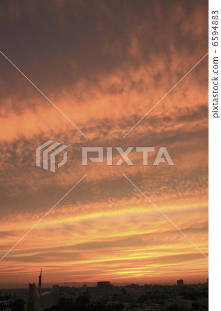 Evening landscape in the city 6594883