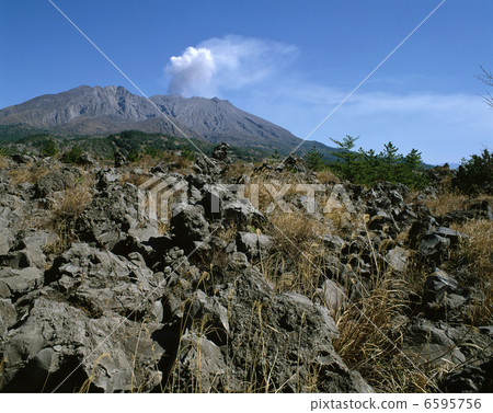 Sakurajima Taisho lava stone 6595756