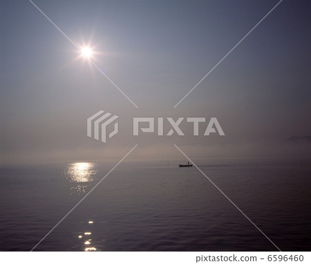 Harima湖Shinji湖早晨 Harima湖Shinji湖早晨 6596460