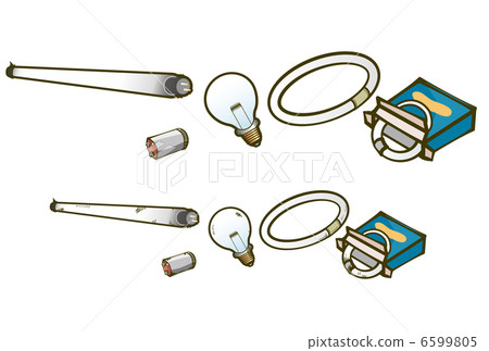 Fluorescent light bulb glow ball 6599805