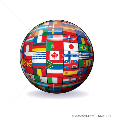 Flags Globe Vector 6601284