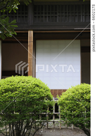 障子門和花園 障子門和花園 6602178