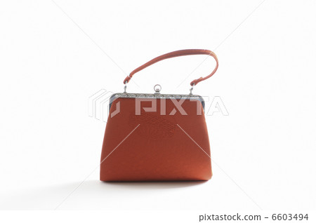 老和服的提包有白色後面的 6603494