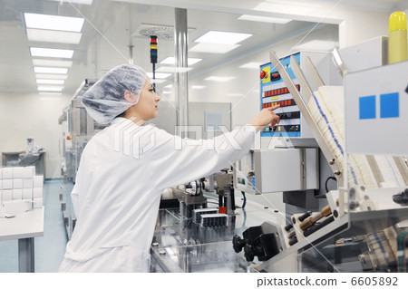 woman worker in pharmacy company woman worker in pharmacy company 6605892