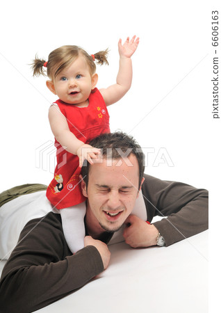 father baby isolated 6606163