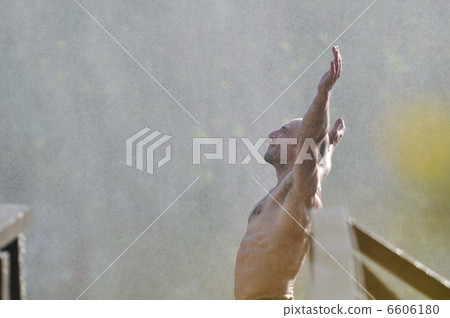 man waterfall man waterfall 6606180