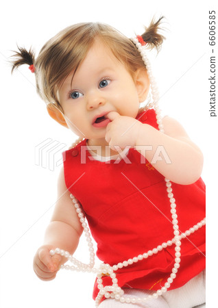 baby isolated one baby isolated one 6606585