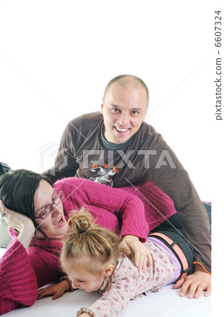 happy young family together happy young family together 6607324