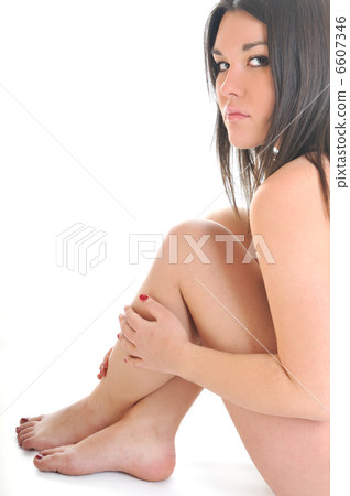 woman isolated one portrait 6607346