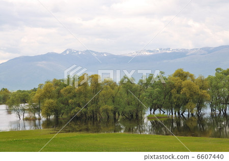 beautiful sunset in nature 6607440