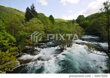 river waterfall wild 6607880