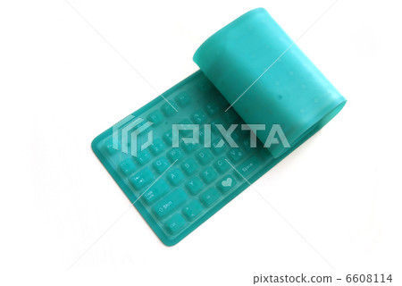 Picture of an isolated modern keyboard Picture of an isolated modern keyboard 6608114