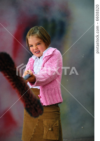 Cute little girl having fun Cute little girl having fun 6608820