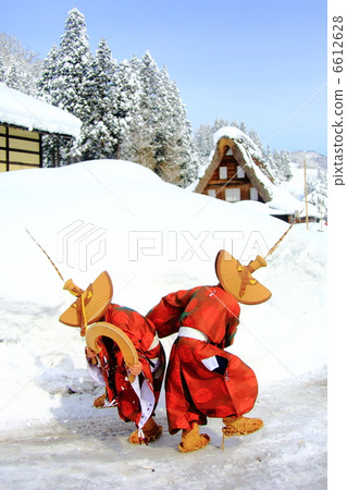 Gokayama的雪 6612628