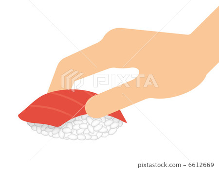 Hand-rolled sushi Hand-rolled sushi 6612669