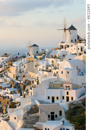 Oia village at Santorini island, Greece Oia village at Santorini island, Greece 6612843