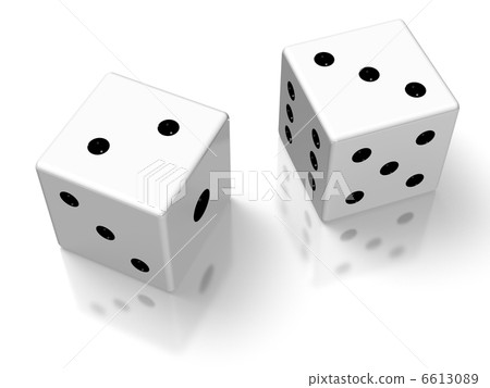Rendering images of two dice Rendering images of two dice 6613089