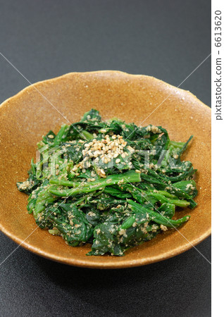 Sesame delicious spinach sesame 6613620