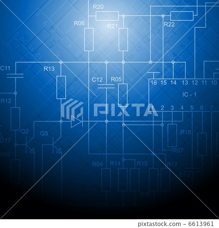 Electrical scheme backdrop 6613961