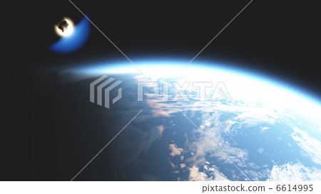 3D回報了描述進入大氣的流星體的圖像 6614995