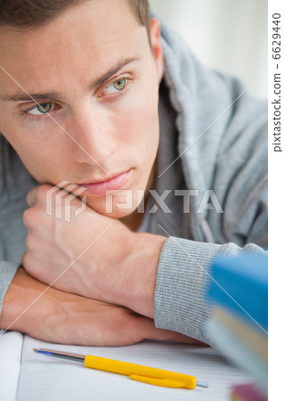 Close-up of a depressed student Close-up of a depressed student 6629440