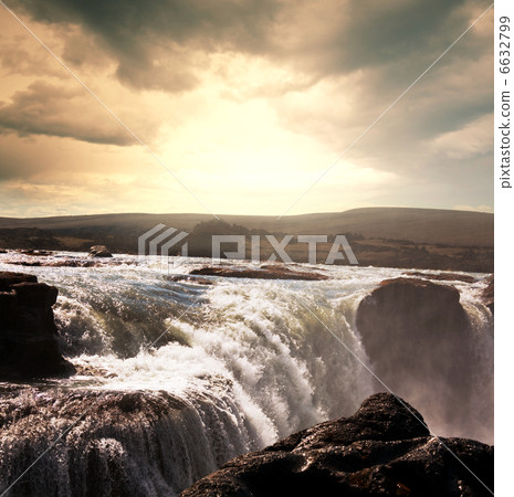 Waterfall in Iceland Waterfall in Iceland 6632799