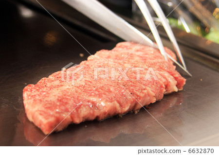 Steak teppanyaki beef steak Steak teppanyaki beef steak 6632870
