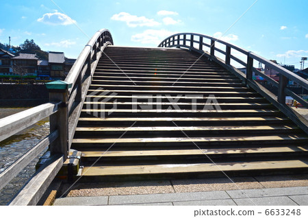 從右岸看到的“金泰橋”(山口縣岩國市岩國市) 從右岸看到的“金泰橋”(山口縣岩國市岩國市) 6633248