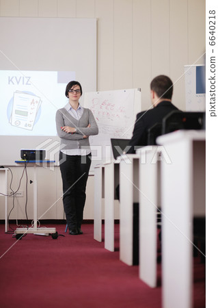 business people group on seminar business people group on seminar 6640218