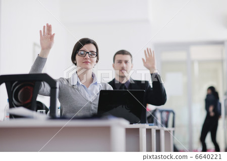 business people group on seminar 6640221