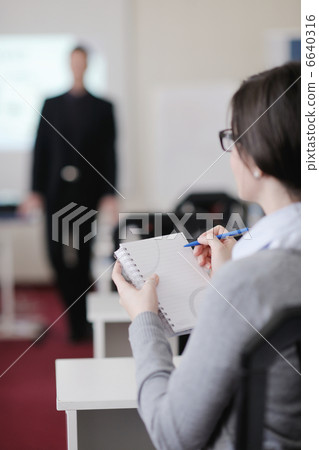 business people group on seminar business people group on seminar 6640316