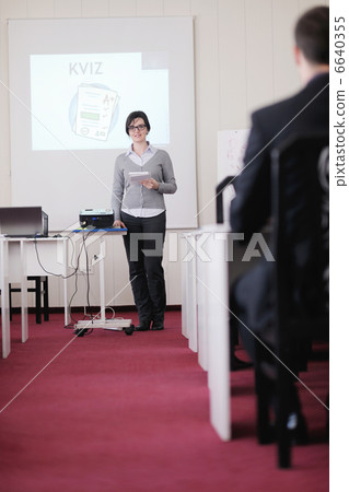 business people group on seminar business people group on seminar 6640355