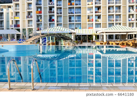 Outdoor pool in nice hotel Outdoor pool in nice hotel 6641180
