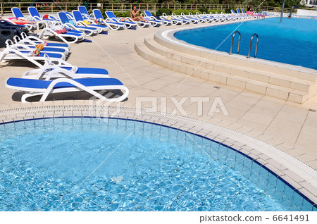 Outdoor pool in nice hotel 6641491
