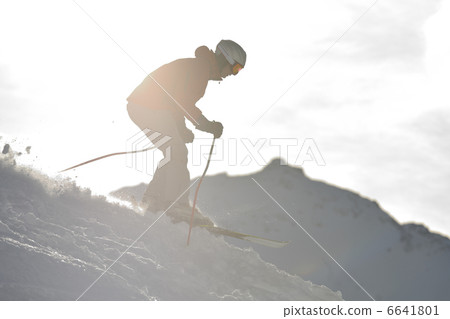 skiing on on now at winter season skiing on on now at winter season 6641801