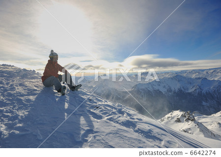 skiing on on now at winter season skiing on on now at winter season 6642274