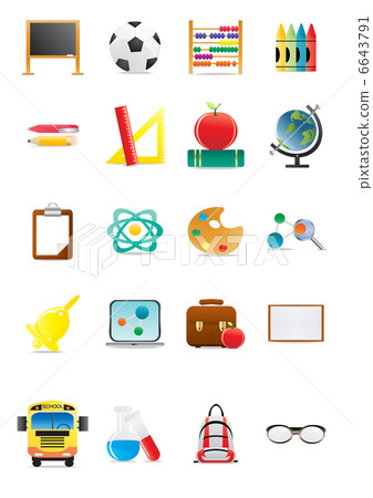 Vector illustration of education signs 6643791