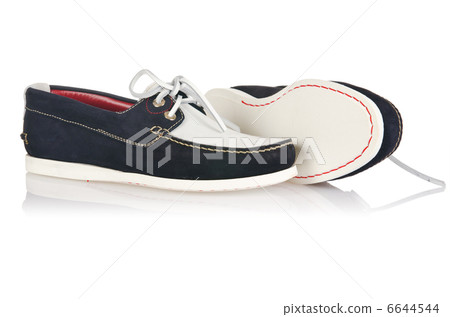 Fashion concept with male shoes on white Fashion concept with male shoes on white 6644544