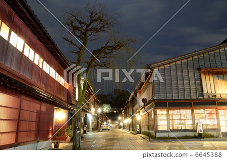 Kanazawa City/Higashi Chaya District/Winter [Horizontal] 6645388