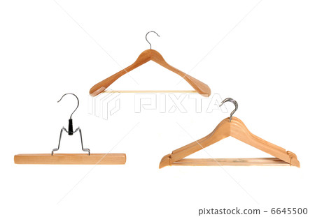 wooden clothes hanger set 6645500