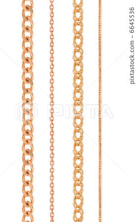 Gold chains 6645536