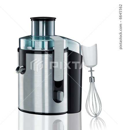 an electric blender with mixer on a white an electric blender with mixer on a white 6645562