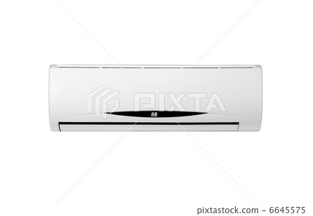 white air conditioner isolated on white white air conditioner isolated on white 6645575