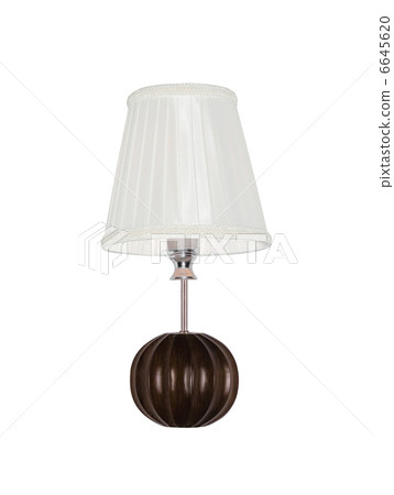 Vintage table lamp isolated 6645620